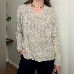 Woolrich “Stone Heather” wool blend sweater - size L